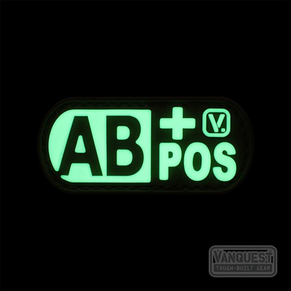 SUPER-LUMEN超亮夜光血型膠章AB+：圖片 4